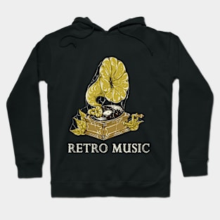 retro music Hoodie